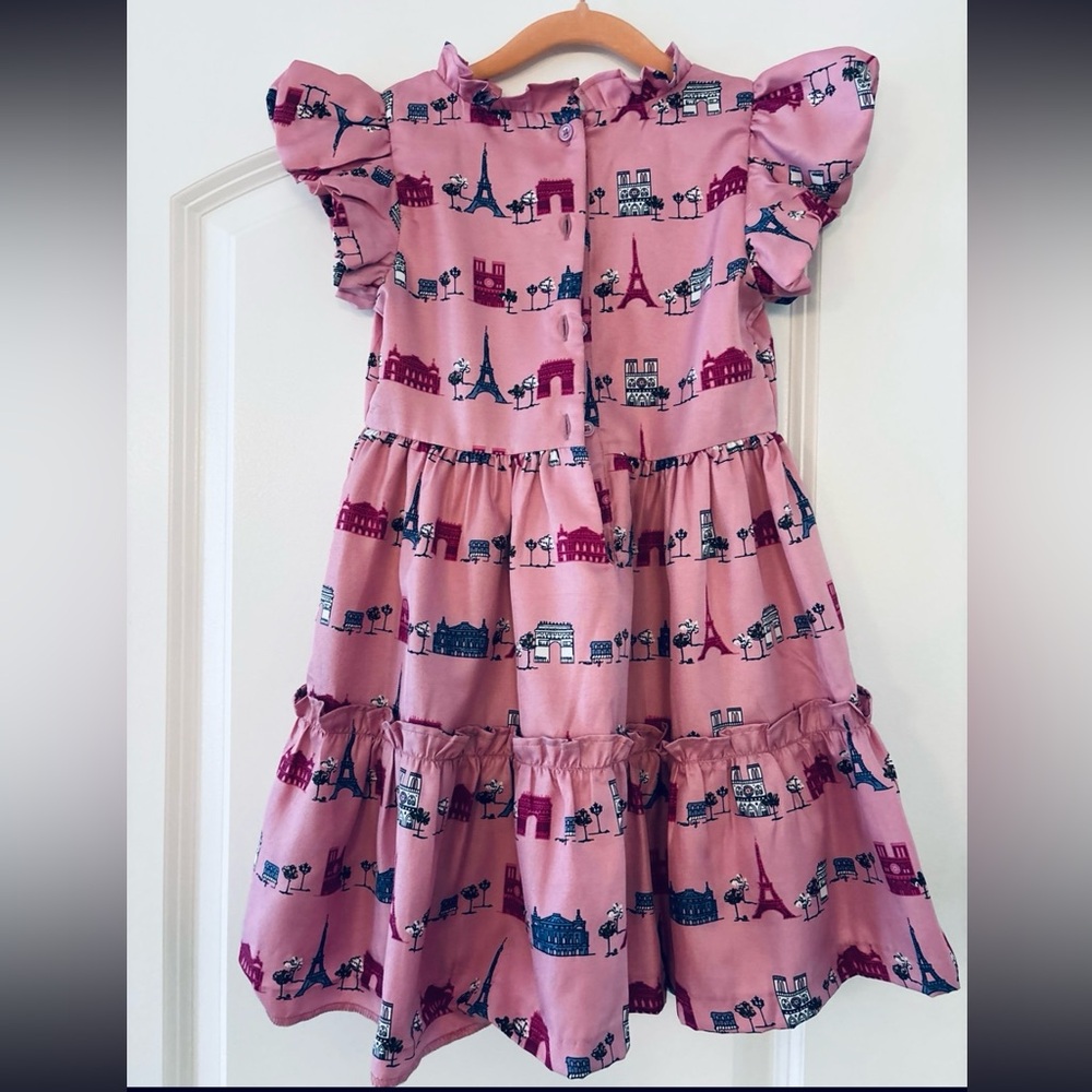 Janie and Jack Mauve Parisian Ruffle Dress - Picture 6 of 6
